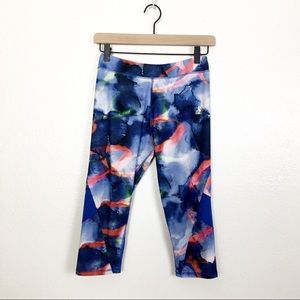 Adidas Mesh Panel Capri Leggings